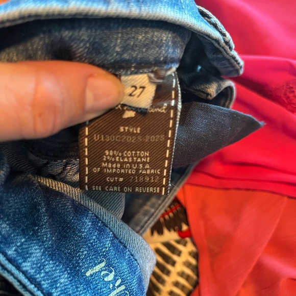 7 For All Mankind ‘A’ pocket jean sz 27 - Picture 7 of 7